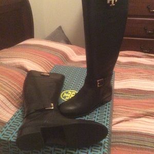 Tory Burch Adeline Riding boots. Wide calf